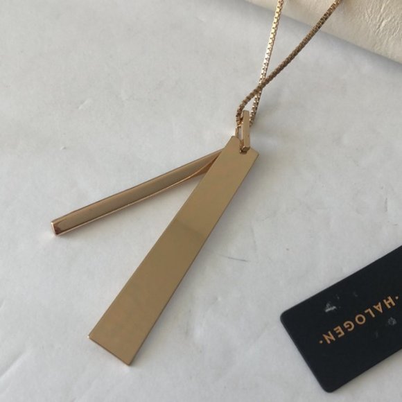 Halogen Resin Inlay Long Pendant Necklace Teal Blue Turquoise - Picture 11 of 16